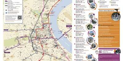 Бордо туристическую карту в формате PDF